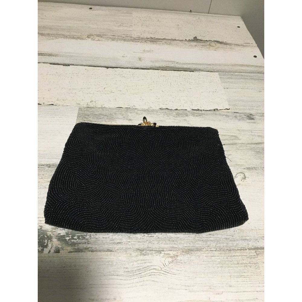 Clutch bag made in France for Rich’s Department store black beaded